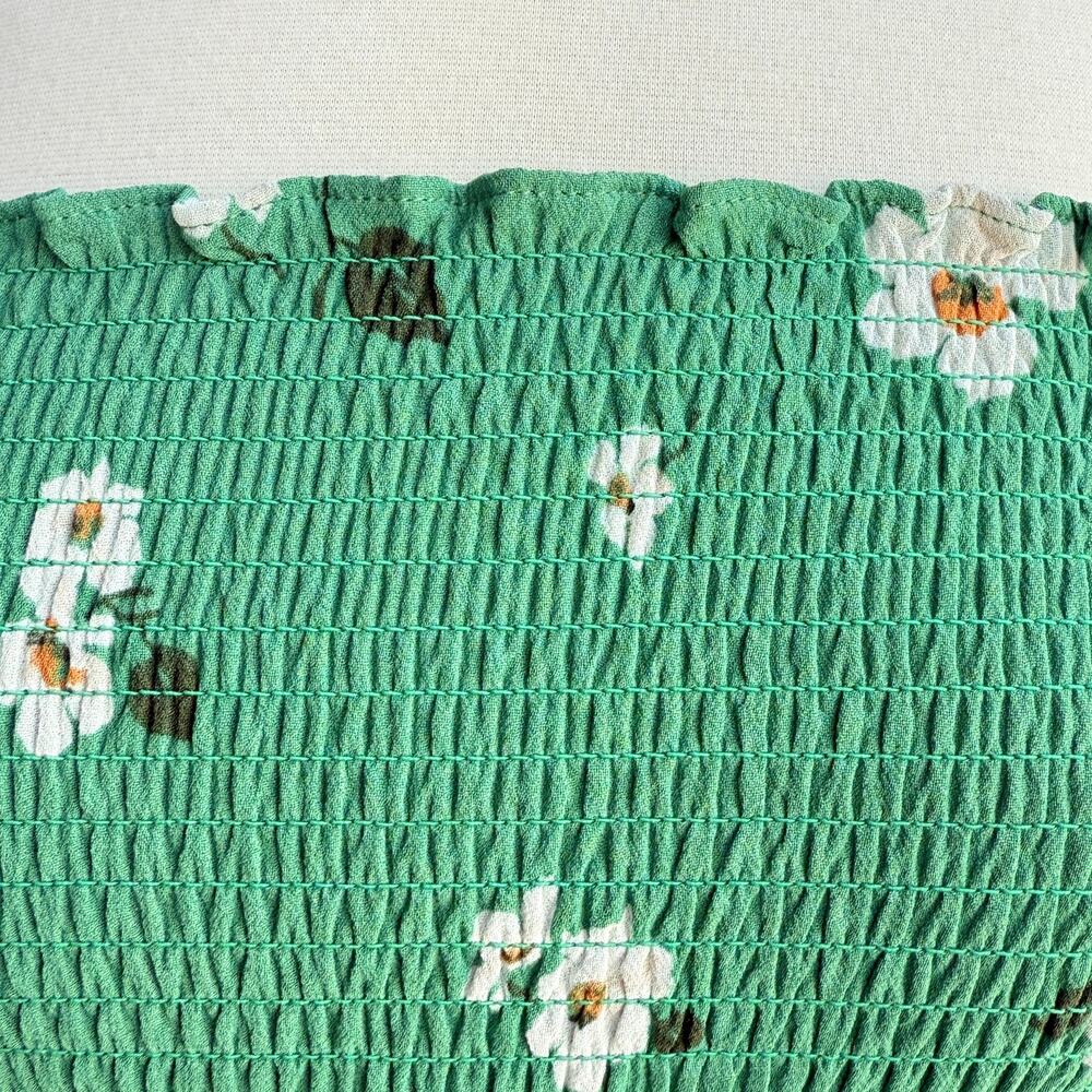 Reformation Chantilly Dress Green Floral Mini L ASO Southern Hospitality Garden - Picture 3 of 16